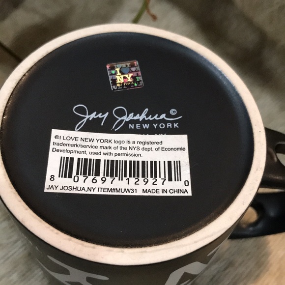 I Love York Souvenir Coffee Cup Jay Joshua Black Red Heart Mug ❤️❤️❤️ - Picture 5 of 7